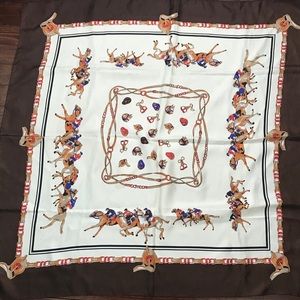 Square Silky TieRack “Art of the Scarf”